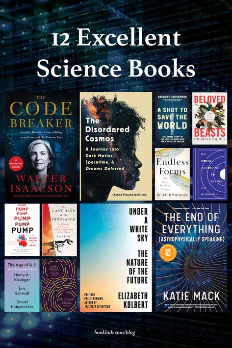 12 top new science books for adults to read in 2022. #books #science #learn Biology Books To Read, Best Physics Books, Science Books To Read, Books About Science, Books About Space, Scientific Books, Biology Books, Best Science Books, Book Tbr