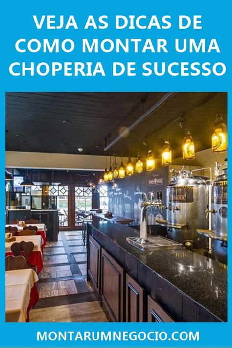 Veja o guia passo a passo ensinando como montar uma choperia de sucesso.  #choperia #chopp #cerveja #negocio #ideiasdenegocios Open Bar, 19 Days, Coffee Bar, Beer, Bar