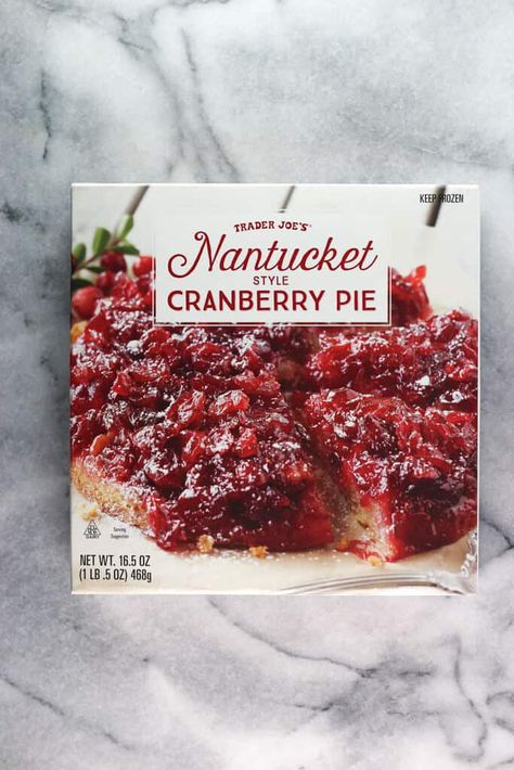 Trader Joe's Nantucket Style Cranberry Pie review is posted. #traderjoes Nantucket Pie, Nantucket Cranberry Pie, Cranberry Orange Relish, Cranberry Tart, Pumpkin Pie Ice Cream, Sweet Potato Pecan, Cranberry Pie, Nantucket Style, Cornbread Mix