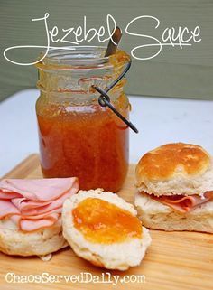 Jezebel Sauce, Jam And Jelly, Savory Sauce, Homemade Sauce, Appetizer Dips, Adobo, Canning Recipes, Food Gifts, Appetizer Snacks