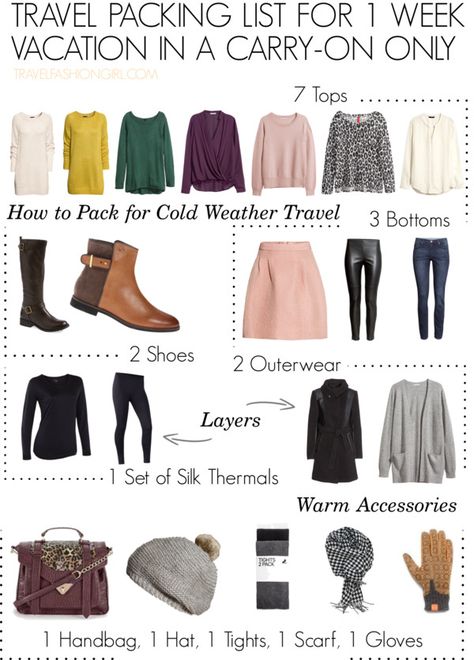 Can you pack for cold weather travel in just carry-on luggage? Find out how and download your free PDF guide! This is a must read for female travelers! Travel Outfit Winter Cold Weather, Cold Weather Packing, Cold Weather Travel, Travel Outfit Spring, Weather Weather, Weather Clothes, Travel Packing List, Winter Travel Outfit, Travel Capsule