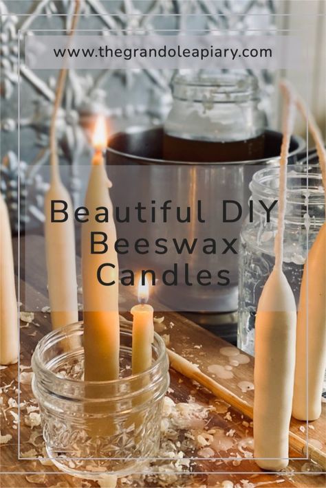 Beautiful DIY Beeswax Candles – Fast, cheap and amazing Making Beeswax Candles, Homemade Beeswax Candles, Beeswax Candles Diy, Natural Beeswax Candles, Eco Friendly Candles, Easy Candles, Advent Candles, Beeswax Candle, Rustic Candles