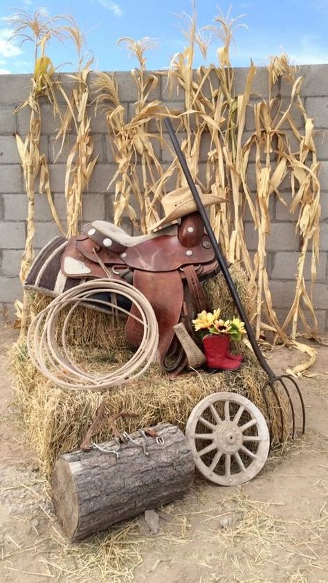 Cowboy Ideas Western Theme, Cowboy Theme Party For Adults Backdrop, Cowboy Background Western Theme Photo Booths, Western Parties Decorations, Western Themed Photo Booth, Old West Decorations Western Theme, Rustic Christmas Parade Float Ideas, Outdoor Western Birthday Party, Yellowstone Party Decorating Ideas