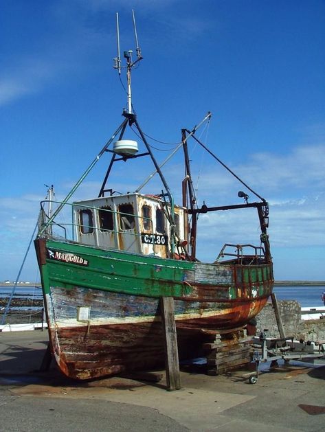 David Firth, Fishing Trawler, Trawler Boats, Working Boat, Row Boats, Panoramic Photography, Fishing Vessel, Abandoned Ships, Old Boats