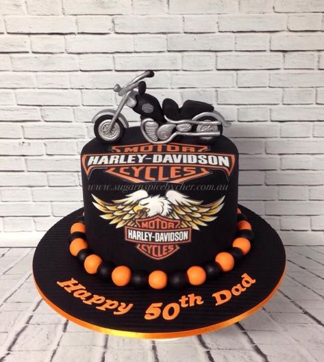 Harley Davidson Birthday Cakes Harley Davidson Bike Cake Harley Davidson Topper 50th Birthday Harley Davidson Birthday Cake, Motorcycle Birthday Cakes, Birthday Cake Pinterest, Bike Cake, Harley Davidson Cake, Harley Davidson Birthday, Motorcycle Cake, Bike Cakes, Disney Cake