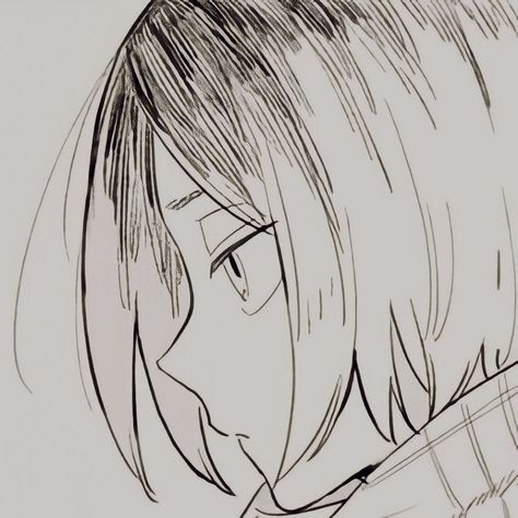 Kenma Kozume Manga Icons, Haikyuu Manga Icons, Kenma Pfp, Kenma Manga, Haikyuu Icons, Haikyuu Wallpaper, Kenma Kozume, Pencil Drawings Easy, Haikyuu Manga