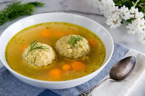 vegetarian matzo ball soup Matzo Ball Soup Recipe Vegetarian, Matzo Ball Soup Recipe, Matzah Ball Soup, Matzah Ball, Soup Vegetarian, Matzo Ball, Jewish Cuisine, Matzo Ball Soup, Matzo Meal