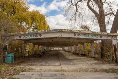 Abandoned Detroit, Ontario Place, Abandoned Theme Parks, Abandoned Amusement Park, Abandoned Amusement Parks, Haunted Places, Abandoned Buildings, Abandoned Houses, Ghost Towns