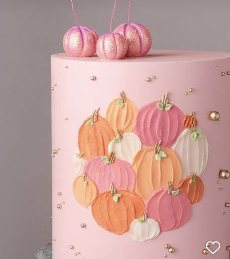 Fall Baby Shower Cake, Fall Birthday Cakes, Pink Pumpkin Baby Shower, Fall 1st Birthdays, Pumpkin Birthday Parties, Pumpkin 1st Birthdays, Happy Birthdays, Pumpkin First Birthday, Fall Birthday Parties