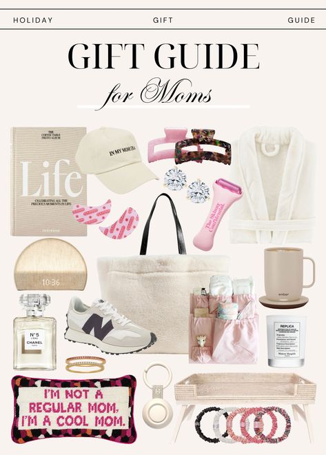 Gifts for every mom on your list! What Do You Get Your Mom For Christmas, New Mom Christmas Gift, Gift Basket Ideas For Mom Christmas, Moms Christmas Gifts Ideas, Gifts For Mom Aesthetic, What To Get Your Mom For Christmas, Gift Ideas For Moms Birthday, Good Christmas Gifts For Mom, Gifts To Get Your Mom