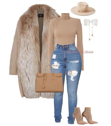 Cristal Michele on Instagram: “I think this my signature look I love to create 😍😍! #stylesbycristalmichele” Nude Booties Outfit, Booties Outfit Winter, Booties Outfit, My Signature, Cute Swag Outfits, Signature Look, Outfit Winter, Fall Fashion Outfits, College Student