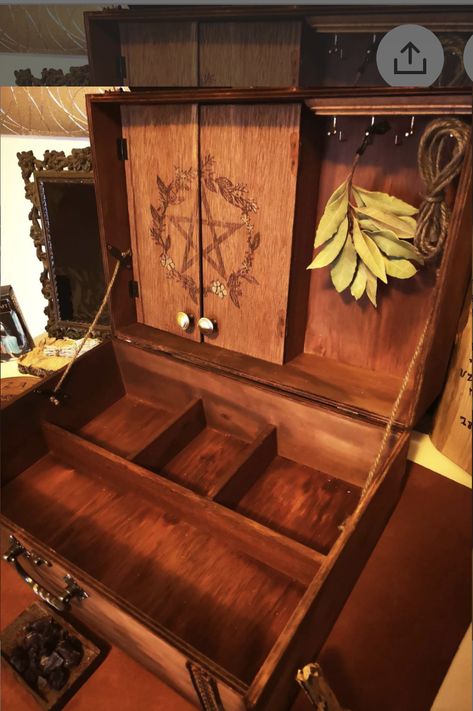 Box Altar, Portable Altar, Sacred Space Altar, Herb Boxes, Witchcraft Altar, Wiccan Decor, Traditional Witchcraft, Witches Altar, Witch Diy