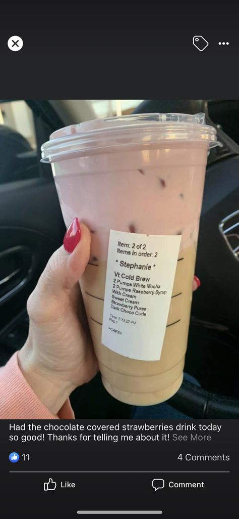 White Mocha Raspberry Starbucks, Valentines Day Starbucks Drinks, Chocolate Strawberry Starbucks Drink, Valentine’s Day Starbucks Drinks, Valentines Starbucks Drinks, Starbucks Valentines Drinks, Strawberry Starbucks Drink, Mom Influencer, Starbucks Chocolate