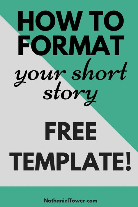 how to format short story manuscripts Short Story Template, Story Format, Free Short Stories, Google Doc, Creative Writing Tips, Writers Notebook, Writing Short Stories, Short Fiction, Writers Write