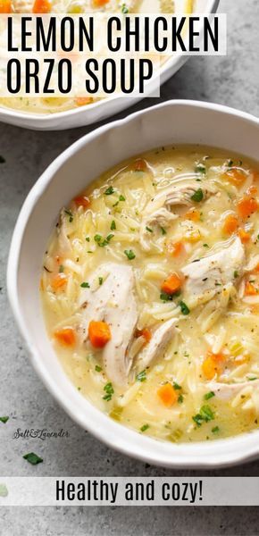 Corner Bakery Chicken Orzo Soup, Creamy Chicken Orzo Soup Recipes, Creamy Chicken And Orzo Soup, Healthy Chicken Orzo Soup, Creamy Chicken Lemon Orzo Soup, Crockpot Orzo Soup Recipes, Creamy Lemon Chicken Orzo Soup Crockpot, Creamy Lemon Orzo Soup, Chicken Lemon Soup Recipes