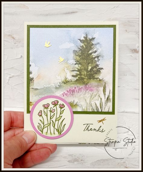 Thoughtful Wishes Easel Fun Fold Card - Stampin' Studio Plant Images, Designer Paper, Some Cards, Stamping Up Cards, Fun Fold Cards, Ink Pads, Stamping Up, Folded Cards, Paper Cards