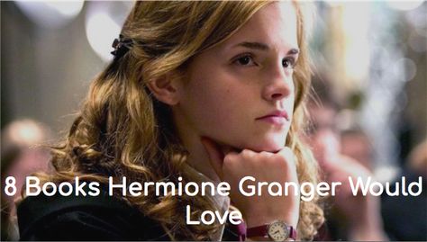 "Hermione Granger is the queen who showed us that bossing boys around is cool, you should raise your hand so much it's annoying, and there's nothing better than a good book. Ms. Granger is a huge bookworm and an inspiration to all of us readers, so I thought it would be fun to create a list of books that I think she would enjoy reading. Unfortunately, most of the books Hermione loves are not available at a non-magical library (tears), which is why every book on this list is 100% Muggle safe." Hermione Granger Reading List, Hermione Granger Handwriting, Hermione Granger Studying Aesthetic, Hermione Granger Motivation, Study Hermione Granger, How To Be Hermione Granger, Hermoine Granger Core, Hermione Granger Study Tips, Modern Hermione Granger