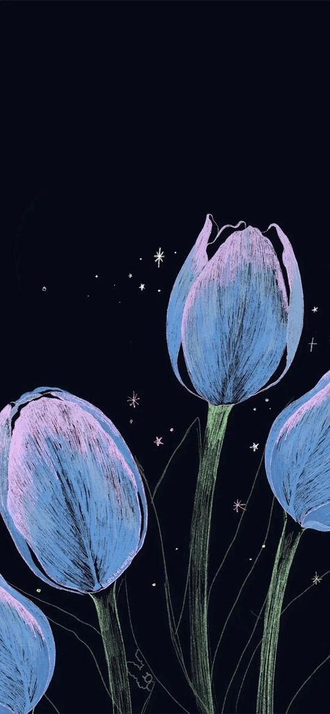 Cute Dark Blue Background, Black Blue Wallpaper Aesthetic, Dark Blue Wallpapers Aesthetic, Dark Blue Wallpaper Aesthetic, Blue Lockscreen, Flower Lockscreen, Blue Hair Aesthetic, About Phone, Arte Van Gogh