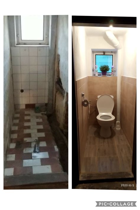 old room converted into a new toilet #toilet #renovation #reconstruction #home #house #motivation House Motivation, Toilet Renovation, New Toilet, Old Room, Home House, Old Houses