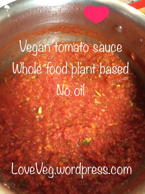 Oil Free Pasta Sauce, Vegan Tomato Sauce Recipe, Vegan Marinara Sauce, Pomodoro Pasta, Pancreatic Diet Recipes, San Marzano Tomato Sauce, Food Healing, Vegan Pasta Sauce, Gallbladder Diet