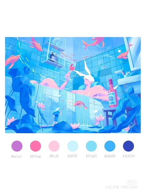 Colour Palette Art Challenge, 80s Anime Color Palette, All Color Palette Shades, Colour Palette Anime, Anime Color Schemes, Anime Color Pallete, Frutiger Aero Color Palette, Anime Colour Palette, Lofi Colour Pallet