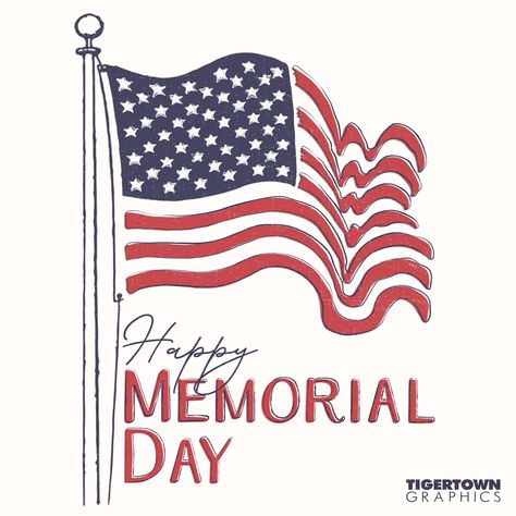 Happy Memorial Day Weekend! 🇺🇸🎗🦅 #tigertowngraphics #ttg #memorialdayweekend Happy Memorial Day Weekend, Memorial Day Weekend, Happy Memorial Day, May 27, Memorial Day, On Instagram, Instagram