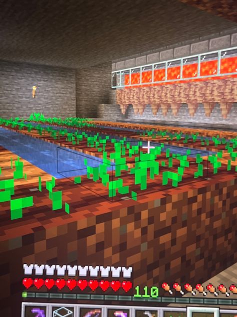 My first time doing a lava farm! Infinite Lava Source Minecraft, Lava Farm Minecraft, Minecraft Lava Farm, Underground Farm, Mc House, Minecraft Builds, Minecraft Building, Minecraft, First Time