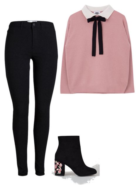 "Untitled #253" by camibg on Polyvore featuring New Look Polyvore Outfits Casual, Smart Casual Work Outfit, Movie Inspired Outfits, Looks Black, Casual Chic Outfit, Feminine Outfit, Winter Fashion Outfits, Polyvore Outfits, Winter Looks