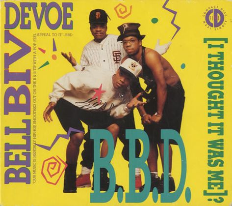 B.B.D. (I Thought It Was Me)? "B.B.D. (I Thought It Was Me)?" is the title of a number-one R&B single by Bell Biv Devoe. The third single from the album, Poison, it spent one week at number one on the US R&B chart and peaked at number twenty-six on the Billboard Hot 100 pop chart. Bell Biv Devoe, 90s Black Men, Boyz Ii Men, Hip Hop Classics, Old School Music, Toni Braxton, Soul Funk, 90s Music, Soul Brothers