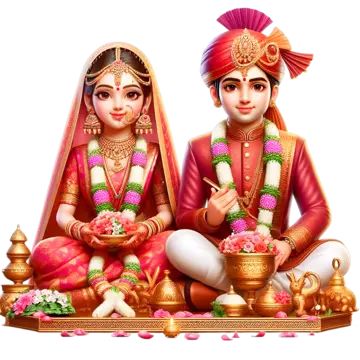 Wedding Images Indian, Indian Bride Vector, Marriage Animation, Marriage Day Images, Wedding Couple Vector, Marriage Background, Couple Png Image, Editing Assets, Bride Illustration