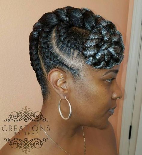 Goddess Braids Updo With A Side Forehead Bun #twistbraidshairstyles Goddess Braids Updo, Goddess Braid Styles, Hairstyle Braided, Braids Updo, Braids Men, Updo Braids, Goddess Braids Hairstyles, Long Box Braids, Hairstyles Videos