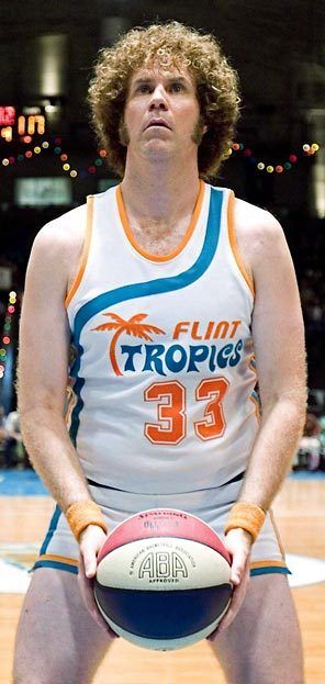 Jackie Moon Costume, Will Ferrell Funny, Will Ferell, Jackie Moon, Basketball Movies, Moon Costume, Big Afro, Costume Guide, Semi Pro