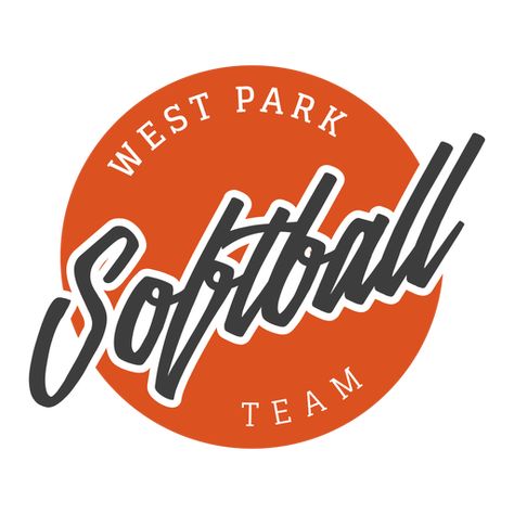 Softball west park team badge #AD , #west, #Softball, #team, #badge, #park Softball Team Logo, Softball Logos, Softball Shirt Designs, Illustrator Inspiration, Team Badge, Softball Shirt, Mo Design, Softball Team, Shirt Maker