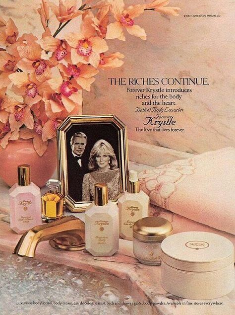 Cookbook Scrapbook, Denver Clan, 1960s Makeup, Perfume Adverts, Perfume Ads, Feminine Makeup, Linda Evans, Vintage Perfumes, Makeup Ads