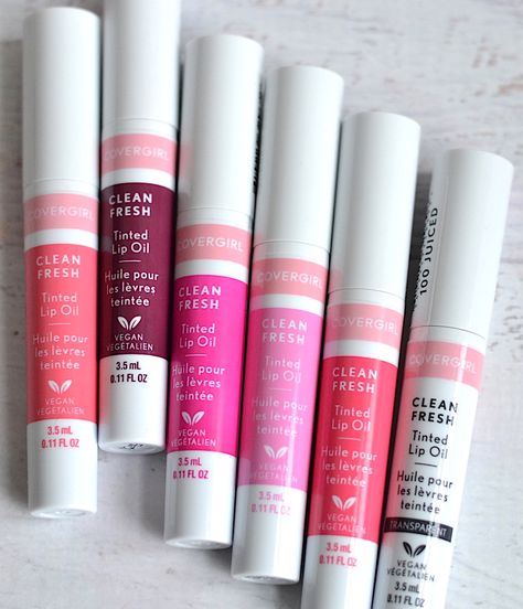 Covergirl Clean Fresh Tinted Lip Oil Drugstore Lip Tint, Drugstore Lip Oil, Lip Oil Drugstore, Makeup Blender Sponge, Drugstore Lips, Smokey Eye Tutorial, Fresh Makeup, Budget Beauty, Affordable Makeup