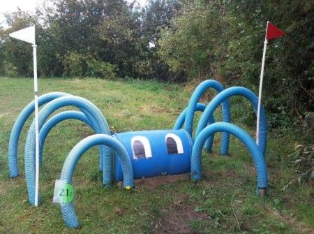 Spider Barrel Jump via Pinterest Cross Country Jumps, Country Fences, Horse Exercises, Horse Trail, Horse Tips, Horse Diy, Obstacle Course, Horse Jumping, Horse Barns