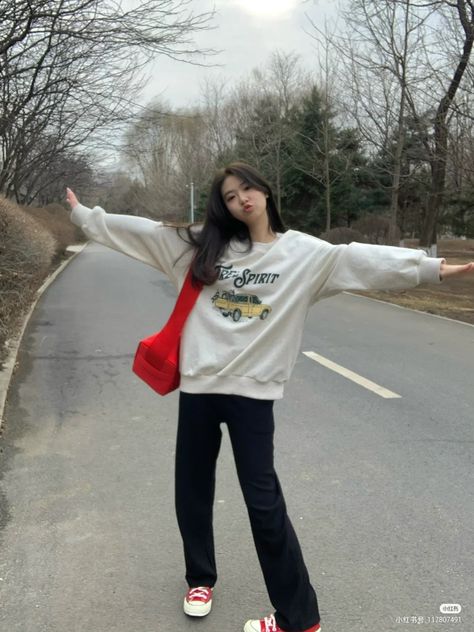 Outfit Korean Style, Outfit Korean, Everyday Pants, Girlfriend Material, Winter Fashion Outfits Casual, Korean Casual Outfits, Morning Walk, Korean Casual, 인물 사진