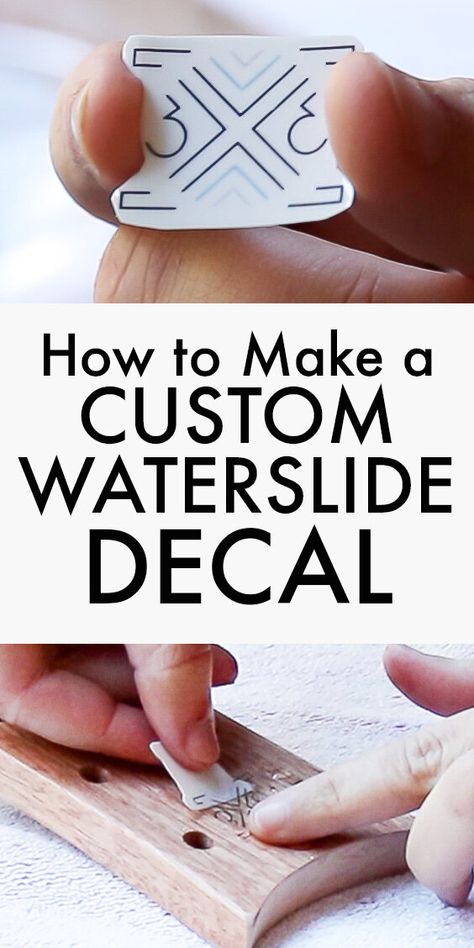 How to Make a Custom Waterslide Decal — 3x3 Custom Diy Waterslide Decals, Water Slide Paper Ideas, Waterslide Decals Ideas, Waterslide Decal Projects, Waterslide Decals Free Printables, Water Slide Decals Diy, Inkjet Waterslide Decal Paper, Waterslide Tumblers, Cricket Maker