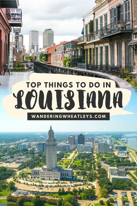 Planning a Louisiana vacation? Discover the top 25 things to do in Louisiana including top attractions in Louisiana like a swamp tour, outdoor adventures and more! I what to do in Louisiana I places to go in Louisiana I New Orleans attractions I Louisiana attractions I Louisiana parks I activities in Louisiana I things to do in New Orleans I food in Louisiana I culture in Louisiana I state parks in Louisiana I day trips in Louisiana I Louisiana road trip I road trips in Louisiana I #Louisiana Best Things To Do In Louisiana, Places To Go In Louisiana, What To Do In Louisiana, Louisiana Things To Do, Louisiana Bucket List, Places To Visit In Louisiana, Louisiana Travel Things To Do, Louisiana Road Trip, Things To Do In Louisiana