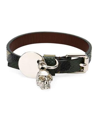 N4V25 Alexander McQueen Mens Leather Skeleton Charm Bracelet, Black Alexander Mcqueen Mens, Alexander Mcqueen Bracelet, Designer Watches, Alexander Mcqueen Men, Bracelet Black, Mens Leather, Watches Jewelry, Bergdorf Goodman, Beauty Brand