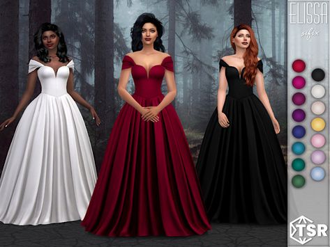 Sims 4 Long Dress Cc, Sims 4 Princess Cc, Medieval Apocalypse, Sims Royal, Royal Gowns, Miranda Dress, 4 Princess, Sims Medieval, Royal Clothes