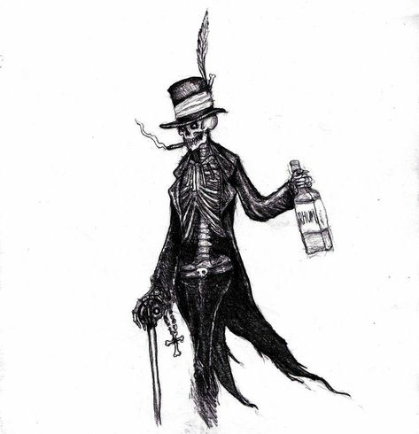 Vodoo Tattoo Ideas, Baron Samedi Tattoo, Faerie Tattoo, Louisiana Tattoo, New Orleans Tattoo, Voodoo Tattoo, Voodoo Art, Images Of, Baron Samedi