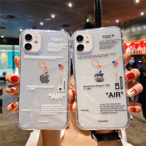 Hot Off Sports shoes brand phone case for iphone 12 mini 11 X XS Max XR 7 8 6 6s Plus SNEAKERS ins white label soft TPU Cover _ - AliExpress Mobile Branded Phone Cases, Strip Led, Transparent Phone Case, White Label, Pattern Phone Case, Iphone Cover, Coque Iphone, Phone Covers, Sports Shoes