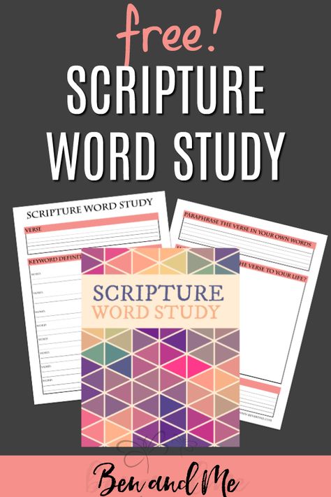 Help your children study the Bible by using a Scripture word study technique. Includes free printable tool. #homeschool #biblestudy #bible #freeprintable #printable #homeschooling Homeschool Bible Study, Bible Word Study, Studying Materials, Bible Study Journaling, Free Bible Study Printables, Study Prayer, Free Scripture Printables, Life Application Study Bible, Bible Cards