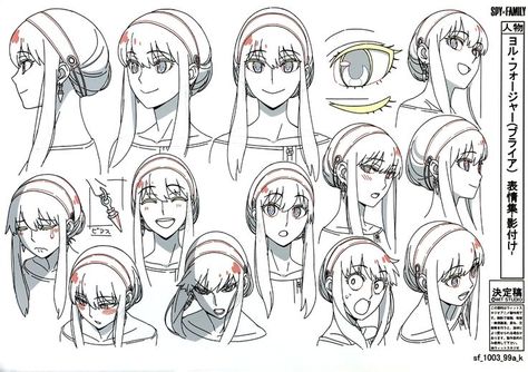 Family Character Design, 30 Day Art Challenge, Anime Lineart, Capcom Art, Drawing Tutorial Face, Female Drawing, Character Model Sheet, Yor Forger, Model Sheet