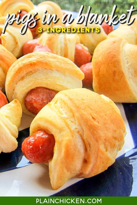 Pigs On A Blanket, Little Smokies In A Blanket, Lil Smokies Pigs In A Blanket, Cocktail Weenies Crescent Rolls, Pigs In A Blanket Crescent Rolls, Lil Smokies Crescent Rolls, Gameday Breakfast, Little Smokies Crescent Rolls, Breakfast Tailgate Food