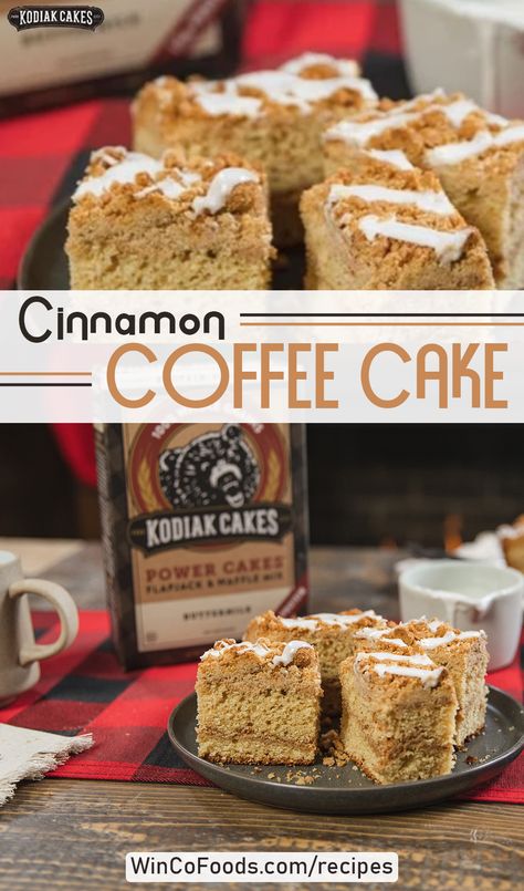 Kodiak Coffee Cake Muffins, Coffee Cake Protein Muffins, Protein Coffee Cake Recipes, Kodiak Coffee Cake, High Protein Coffee Cake, Protein Coffee Cake Muffins, Healthier Coffee Cake, Protein Coffee Cake, Kodiak Recipes