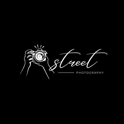 street photography logo with hand held camera - Templates by Canva Calligraphy Initials, Web Illustration, Minimal Font, Brand Identity Package, Logo Design Business, Camera Logo, Identity Package, Marketing Business Card, Logo Redesign