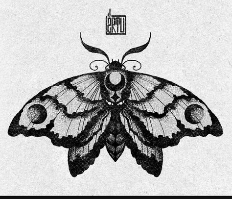 Black Moth Tattoo Design, Girly Moth Tattoo, Black And Red Moth Tattoo, Whimsical Moth Tattoo, Moth Tattoo Dark, Fluffy Moth Tattoo, Emperor Moth Tattoo, Black And Gray Tattoo Design, Moth Tattoos