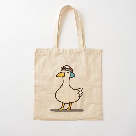 Get my art printed on awesome products. Support me at Redbubble #RBandME: https://www.redbubble.com/i/tote-bag/Lazy-Goose-Day-Print-by-saikonomichi/150918388.P1QBH?asc=u Tote Bag Painting, Goose Design, Bag Painting, Denim Bag Patterns, Funny Tote Bags, Animals Print, Back To School Gifts, Bag Design, Denim Bag